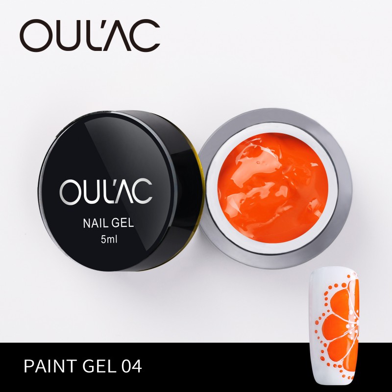 Paint gel 04 orange color Oulac