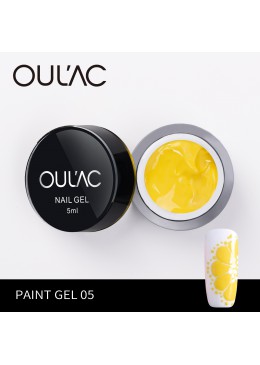 Paint gel 05 yellow color oulac