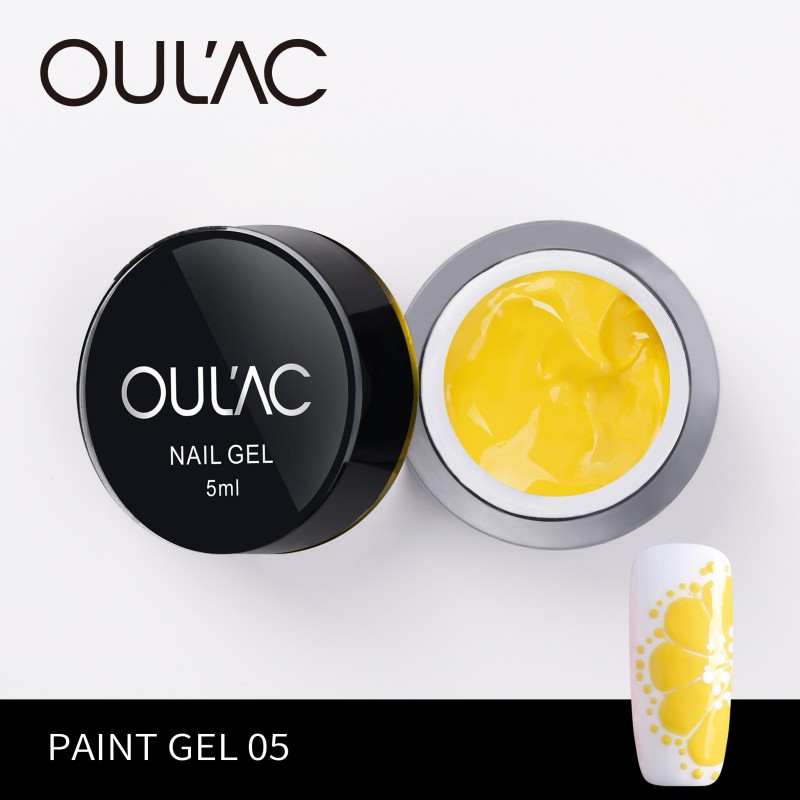 Paint gel 05 yellow color oulac