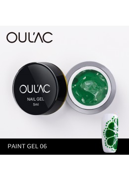 Paint Gel 06 Green color Oulac