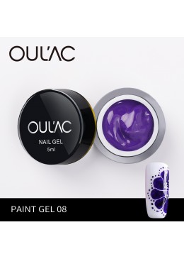 Paint Gel 08 Violet color