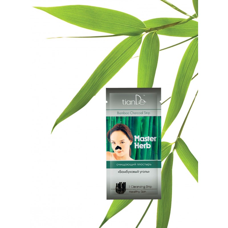 TianDe Master herb Plaster oczyszczający na nos Węgiel bambusowy
