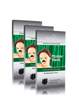 Nose cleansing patch 2 + 1 Bamboo charcoal Master herb TianDe