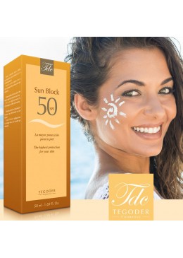 TDC Protective cream with filter SPF50 SUN BLOCK SPF50 50ml