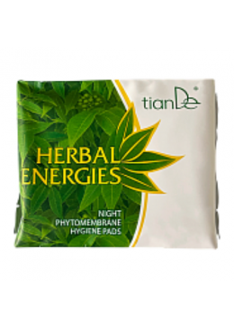 TianDe Night sanitary pads with "Herbs energy" phytomembrane