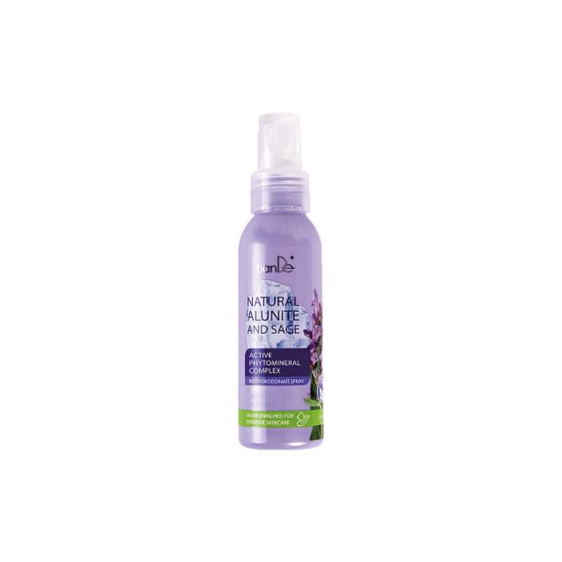 TianDe Dezodorant do ciała – spray „Naturalny ałunit i szałwia“