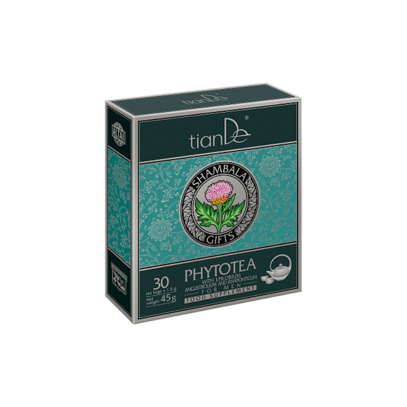 TianDe Herbatka ziołowa z wierzbówką i szczodrakiem krokoszowym dla mężczyzn – suplement diety