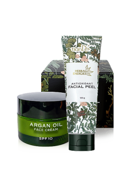 copy of Zestaw peeling enzymatyczny i krem z olejem arganowym Herbal Energies Tiande